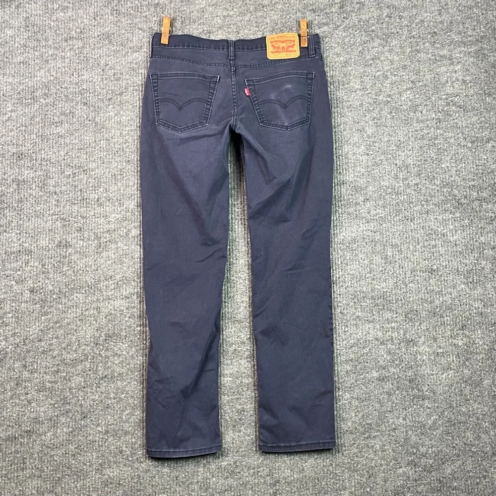 Levis 511 Slim Fit Pants Mens 32x29 Navy Blue All Seasons Tech Twill Chino